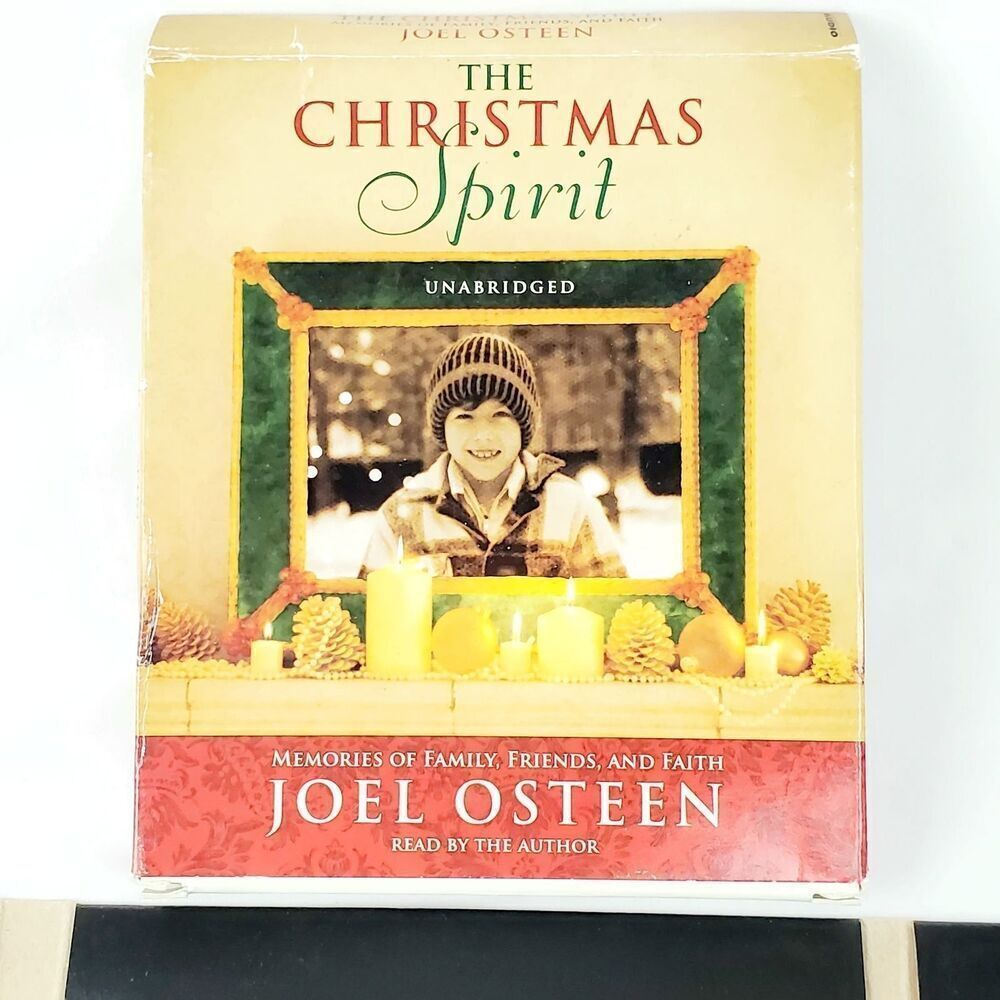 The Christmas Spirit Audiobook Joel Osteen Unabridged 4-CD Set